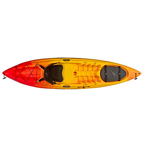 Ocean Kayak Caper Classic One-Person Recreational Sit-On-Top Kayak, Sunrise, 11 Feet - Thumbnail 3
