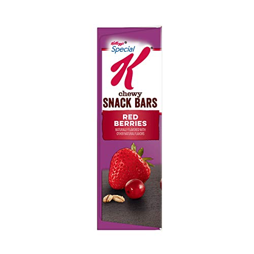 Special K Chewy Snack Bars, Red Berries, with Dried Cranberries, 5.28