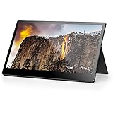 SainSonic EVOPIX 15.6" FHD Multi-Touch Portable Monitor, IPS Screen, Onboard USB Type-C/Mini HDMI Port, Built-in 2 x 1.5W Speakers, One Wheel Switch, for Laptops, Mac, Xbox, PS4 and Nintendo