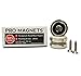 Pro Magnets Neodymium Round Base Magnet with 20mm Mounting Screws (3-Pieces)