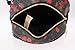 Michael Kors Abbey Medium Black Signature Leather Roses Backpack Bag