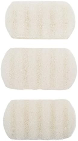 Wellness Fundamentals Konjac Sponges by Pack of 3 Pure White Body Sponges - Exfoliant Konjac Root