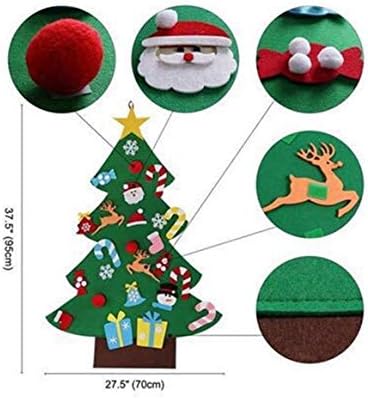 Tinygrass Diyフェルトクリスマスツリー新年の贈り物子供のおもちゃ人工ツリー壁掛けオーナメント家のためのクリスマスの装飾 色 緑 B08xqzpx 922円 100 品質保証 Salenew大人気 日本全国 送料無料 セールsale Off 格安saleスタート