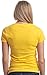 Average Joes | Funny Dodgeball Team Sports Jersey Ladies' T-Shirt-Yellow, M