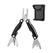 Avikoit Premium Foldable Multi - tool Pliers Set Stainless Steel Knife with 13 Functions Multi - Purpose Folding Knives Plier Kit for Outdoor Survival Camping Fishing Hunting Hiking Home Use (Black)