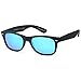 Gamma Ray Large Age 5-10 Polarized Sunglasses – Black Frame Mirror Blue Lens