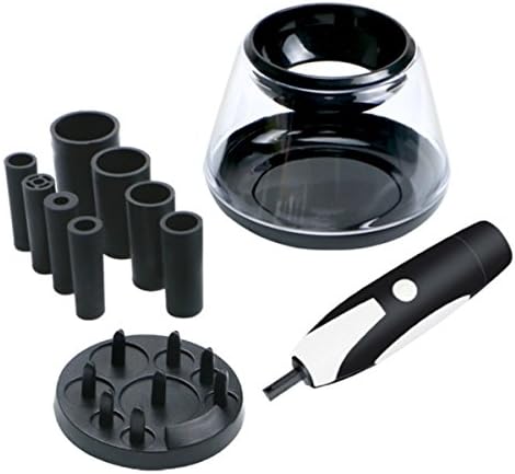 Makeup Brush Cleaner Professional Make up Cleaning Machine and Dryer Cleans and Dries All Makeup Brushes In Seconds Black