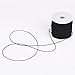 Outus 1mm Elastic String Black Elastic Cord for Jewelry Thread Stretchy String for Bracelets Necklace Making Beading and Sewing 109 Yard