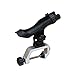 BroCraft 2Pcs Power Lock Fully Adjustable Rod Holder with Aluminum Universal Clamp / Jon Boat Rod Holder