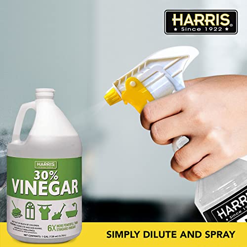 Harris 30 Pure Vinegar, Extra Strength for Cleaning and Garden (Gallon