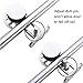 EaseLife 8 FT Stainless Steel Double Door Sliding Barn Door Hardware Track Kit,Top Mount,Anti-Rust,Slide Smoothly Quietly,Easy Install (8FT Track Kit for Double 24