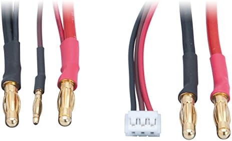 LRP RC INC. 65821 Universal Charging Lead 2S LiPo Hardcase w/Adaptr