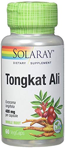 Solaray Tongkat Ali Root 400 mg VCapsules, 60 Count (2 Pack ...