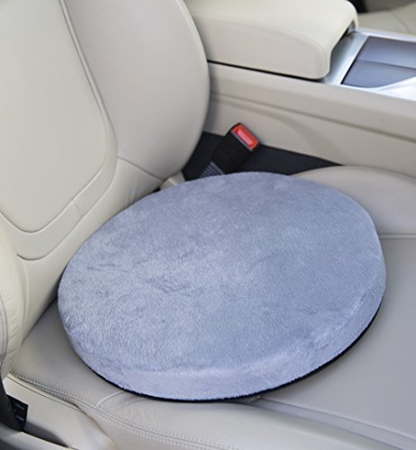 Posture Cushion 360 Rotating Memory Foam Swivel Cushion - Ideal for Car (Not With High Sided Seats)/Home/Office