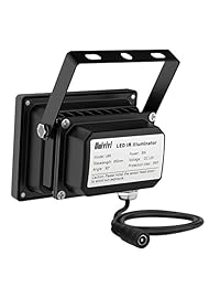 Univivi IR, iluminador de 90 grados gran angular 8 ledes infrarrojos cámaras de seguridad