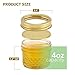4OZ Mason Jars with Lids, Hoa Kinh 40 Pack Canning Jars, Crystal Food Storage Jelly Jars for Jam, Honey, Wedding Favors, Baby Foods, DIY