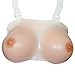 ZeHui Silicone Breast Strap-on False Boobs Cross Dresser Fake Breast Realistic Breast Design Sexy and Natural for Mastectomy,Breast Cancer,Small Breasts Girl Skin Color 3# (D, E cups)