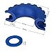 FieryRed Blue D-Ring/Shackle Isolator Kit 2 Pieces Shackle Isolator and 4 Pieces Washer for 3/4 inch Shackle Gear Design Rattling Protection Cover