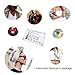 YOUR SMILE Polyester Scarf Women's Fashion Pattern Large Square Satin Headscarf Headdress 35''x35'' (Style 508)