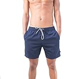 Molokai Mens Elastic Waist Shorts Drawstring Chino Twill Chubbies Walkshort
