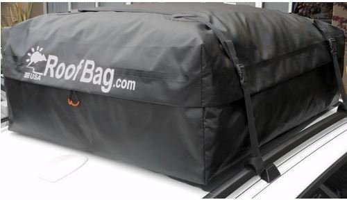 RoofBag Waterproof | Made in USA | 1 Year Warranty | Fits All Cars: with Side Rails, Cross Bars or No Rack | Rooftop Cargo Carrier Includes Heavy Duty Straps - Thumbnail 2