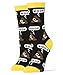 Oooh Yeah Womens Combed Cotton Crew Socks Poop Large
