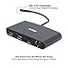 CalDigit Thunderbolt 3 Mini Dock - Portable, Bus Powered, Non Charging, 40Gbs, Dual 4K Display Adapter, USB 3.0/2.0 and Gigabit Ethernet LAN for Thunderbolt 3 Mac and PC (Dual DisplayPort 1.2, Black)
