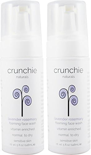 CRUNCHIE NATURALS Lavender Rosemary Foaming Face Wash (2 Pack)