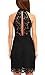 Zalalus Women's Cocktail Dress High Neck Lace Dresses for Special Occasions