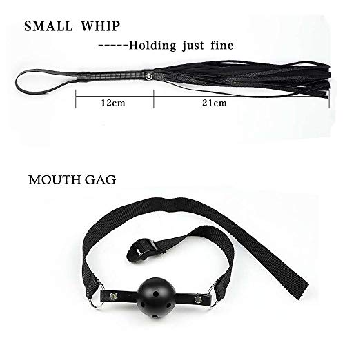 N-Keoboo-novita-Tuta-con-Tuta-Sportiva-Regolabile-Maschera-per-Gli-Occhi-Copricapo-10-Pezzi-in-Nero-per-Donne-Adulte