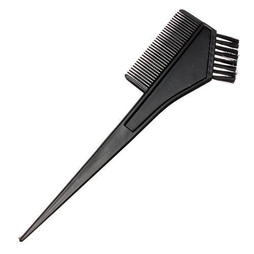 1 Set 4 in 1 Black Professional Hair Dye Tools Mixing Bowl Hair Brush Comb Salon Hair Coloring Dyeing Kit Muddler Applicator Tint DIY Tools Accessories for Hairdressing - Thumbnail 3