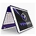 Keyboard Case for iPad 2018 (6th Gen) - 2017 (5th Gen) - Pro 9.7 - Air 2 & 1 - Thin & Light - 360 Rotatable - Wireless/BT - Backlit 10 Color (Violet)