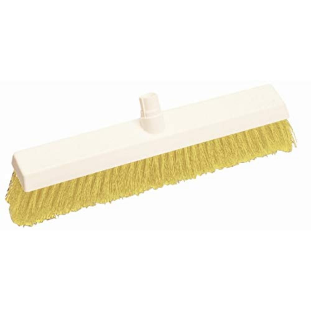 Scot Young L875 SYR Hygiene Broom Head, Stiff Bristle, Yellow