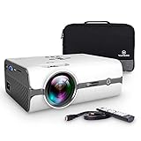 VANKYO Leisure 410 LED Projector with 3600 Lux, Carrying Bag and HDMI Cable, Portable Projector Supports 1080P, HDMI, USB, VGA, AV, SD Card, Compatible with PS3/PS4