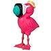 Hog Wild Flamingo Ball Popper Toy - Includes 4 Soft Foam Balls - Squeeze to Pop Air Powered Balls Up to 20 Feet - Launcher Safe for Indoor/Outdoor Play - Party Favor Gift for Kids, Girls, Boys Ages 5+