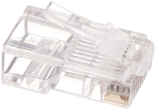Micro Connectors, Inc. 100 Pack CAT5E RJ45 Modular Connector Plugs Pack (C20-088L5-100 )