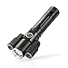 Yoglad LED 3 in 1 Brightest Tactical Flashlight, 1000 Lumens Brightness, Rechargeable (18650 Battery), 5 Modes Zoomable, IPX4 Water-Resistant, Powerful Camping, Outdoor, Emergency Flashlights