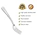 ENLOY 8 Inch Stainless Steel Dinner Forks Set of 12, Table Forks, Mirror Polished, Dishwasher Safe