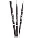 Eyebrow Pencil in Diamond-shape, Waterproof and longlasting, Retractable and Automatic body, Double-ends With Eyebrow Brush(Comb), 5 Colors: Black, Brown, Light Brown, Dark Brown, Grey