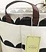 HIYAGON Large Sized Canvas Storage Baskets with Handle,Collapsible & Convenient Home Organizer Containers for Kids Toys,Baby Clothing(semi-Circle)