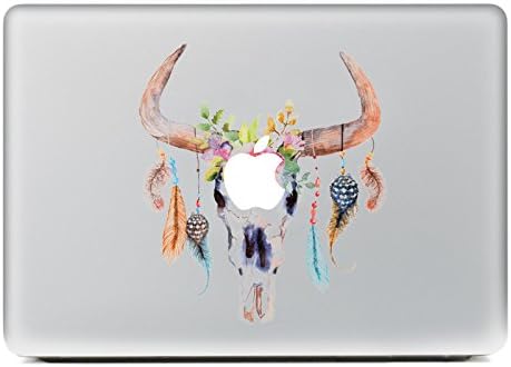 H4S Removable Decorative PVC Macbook Decals Skin Stickers Mac Cover Decal for Apple Macbook Pro Air Retina13 Inch A1278 A1369 A1466 A1304 A1425 A1502,Stag Head Sketch