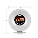 Benewell Sunrise Alarm Clock Wake Up Light Digital Clock with 6 Natural Sounds, FM Radio, 7 Color Night Light, Easy Touch Control ( Premium Upgraded Version)