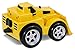 Kid Galaxy Squeezable Pull Back Bull Dozer. Toddler Construction Truck for Kids Age 2 and Up