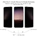 TOP Trade 9H Hardness Primary Tempered Glass Anti-Spy Screen Protector for Samsung Galaxy S8 Plus - Black