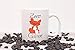 Funny Animal Coffee Mug by Crazy Cool Mugs | Zero Fox Given, 11 Ounce
