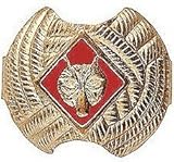 BSA Wolf Neckerchief Slide