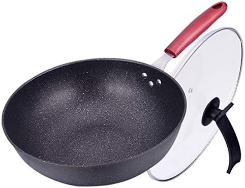 Nwn B0xy3tnt ペット用品 32センチメートルノンスティック中華鍋 家庭用アイアン炊飯器 誘導調理器 ガスユニバーサル ビューティー B0xy3tnt 収納力抜群 キッチン用品