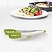Joseph Joseph Elevate Stainless-Steel Tongs with Integrated Tool Rest, 12-inch, Green