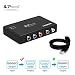 PORTTA Component RGB YPbPr to HDMI Video Audio Converter Adapter for DVD PSP Xbox 360 PS2 Nintendo NGC to New HDTV Monitor or Projector with HDMI Cable 2M primary