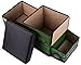 Clever Creations Kids Collapsible Storage Organizer and Ottoman, Perfect Vehicle Themed Toy Chest for Storing Books, Shoes, Games and More, Farm Truck